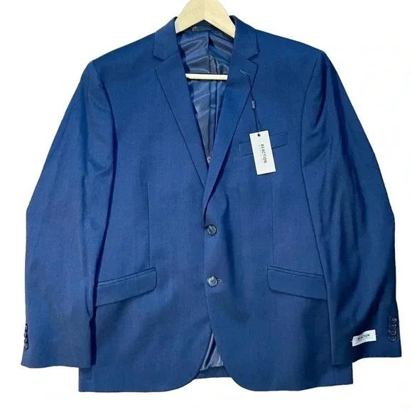 NWT Kenneth Cole Reaction Men’s Navy Techni-Cole Blazer Jacket