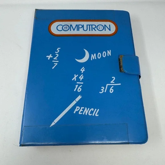 Vintage Computron 1980 Toy 81-04 Non-Working For Parts with Book  Repair Circuit
