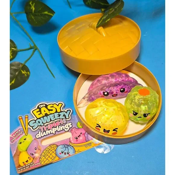 Orb New Release Easy Sqweezy RARE GLITTER Triplets Dumplings
