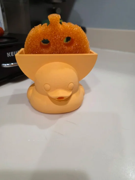SCRUB DADDY Duck Handmade 3D Holder For Kitchen Counter - CHOOSE YOUR COLOR!