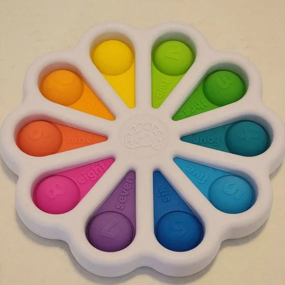 Flower Push Fidget Bubble Pop it stress Relief