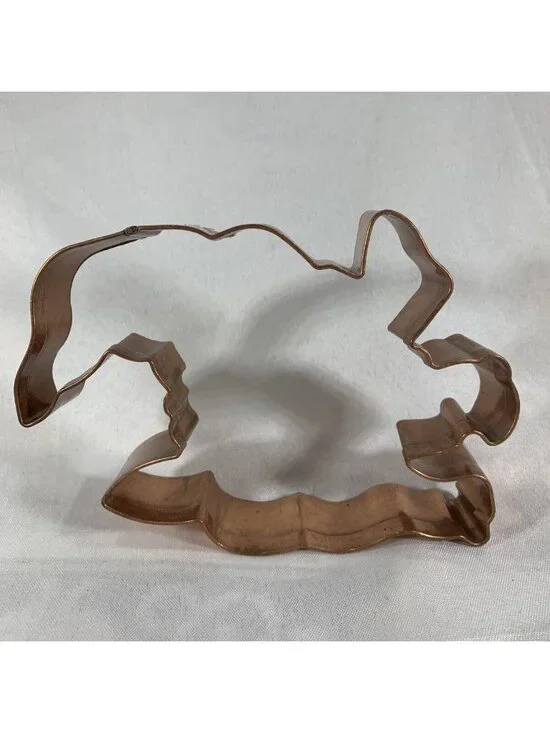 8 Witch Head Copper Cookie Cutters rustic craft vintage brass kitchen decor 4