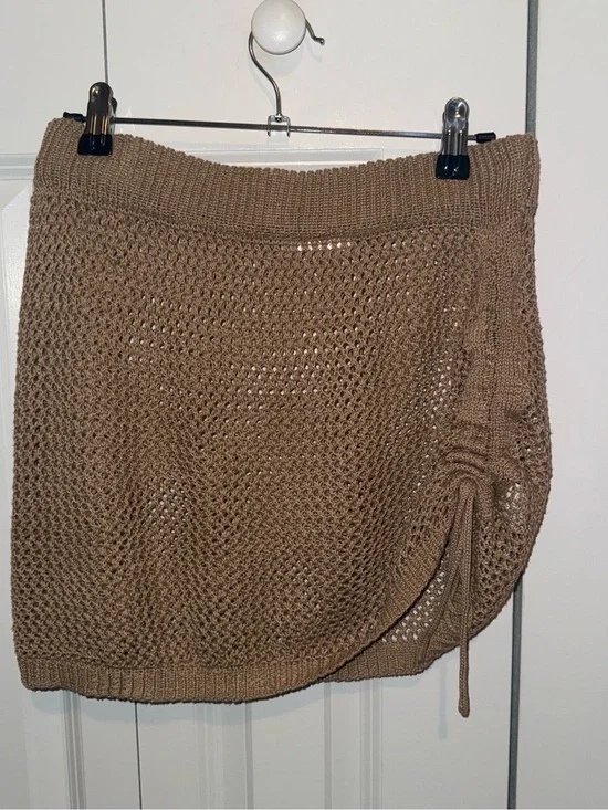Women's Knit Coverup - Taupe