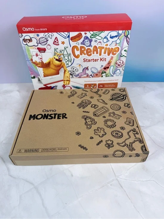 Osmo Creative Starter Kit with Monster Set - Red & Brown