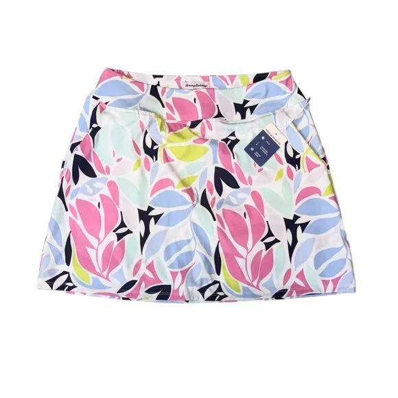 Tommy Bahama NWT Tropical Floral Golf Tennis Pickleball Quick Dry Skirt Skort S