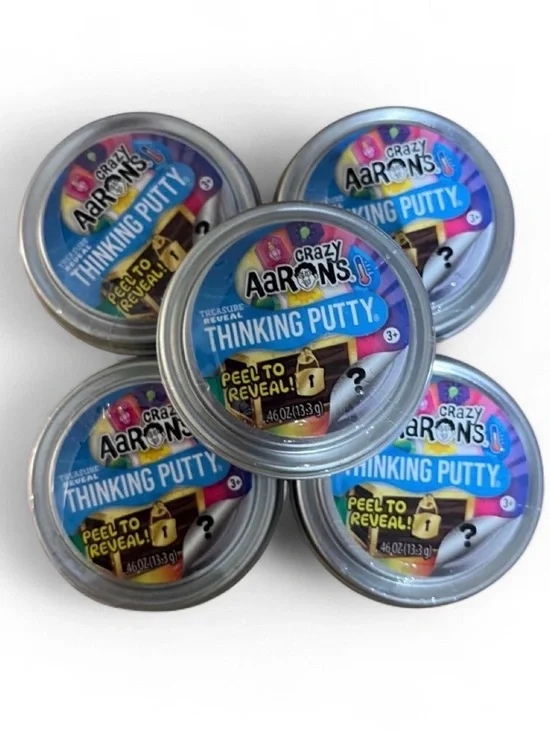Crazy Aaron’s Thinking Putty - Blue Peel-to-Reveal Tin