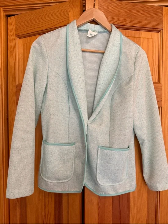 Vintage 70s Skirt Suit Sears Roebuck Double Knit Polyester Women’s Suit-ILGWU