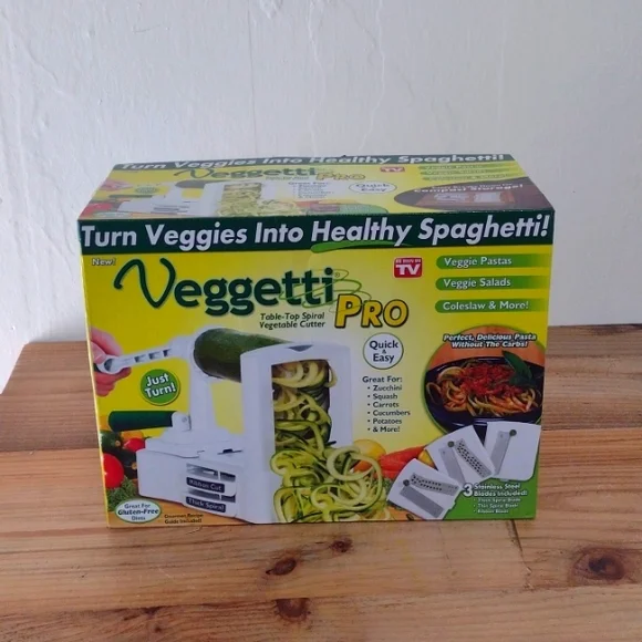 Veggetti Pro Spiralizer Table Top Spiral Vegetable Cutter New in Box