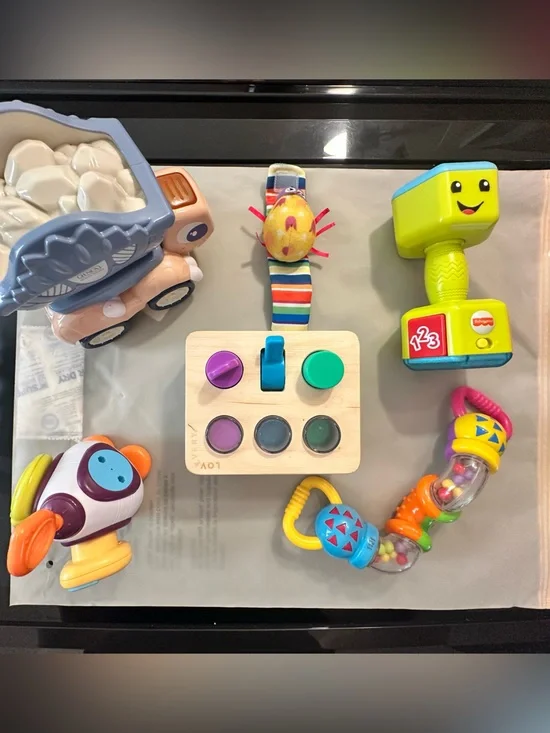 Baby fisher price and stuff toy lot