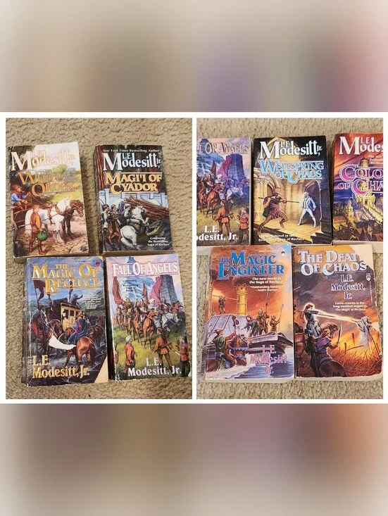 L.E Modesitt‎ Jr Paperback Book Lot Of 9 The Saga of Recluce Fantasy Novels