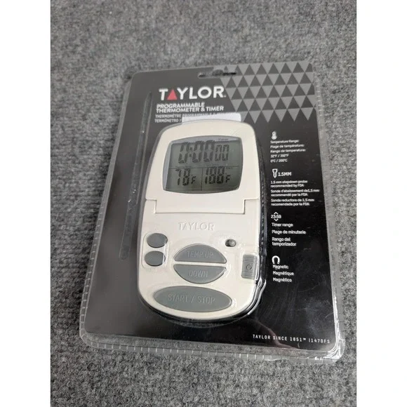 NEW Taylor Programmable Thermometer‎ & Timer 1470FS SEALED