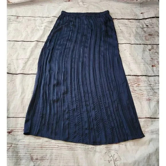 J. Crew Crinkle Satin‎ Maxi Skirt Size Medium NWT