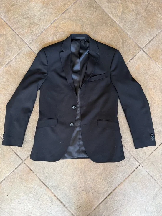 Kenneth Cole Black Blazer Suit Jacket 38R