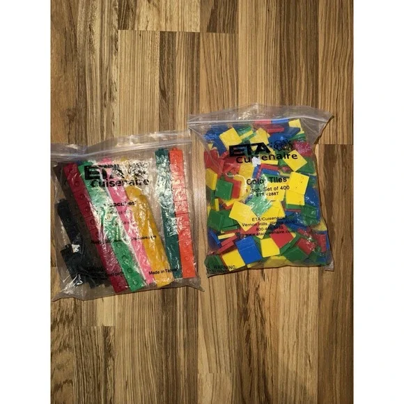 ETA Educational Pop Cubes by‎ Cuisenaire 100 pieces #5810 4288T Set 400