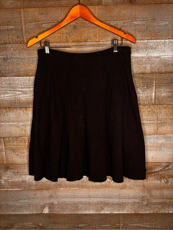 Marni Italy wool blend navy Classic  Pleated Women's Skirt US 2 EU 42