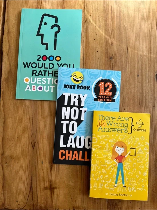 Set/3 Tween Teen SC Books Q & A Would You Rather Road Trip BFF Personality Quiz