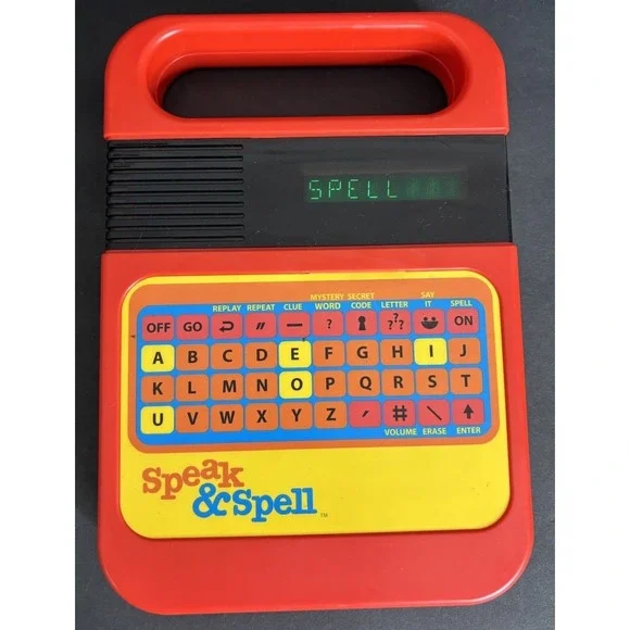 Speak and Spell Kahootz Electronic Learning Game Tested Works Vintage