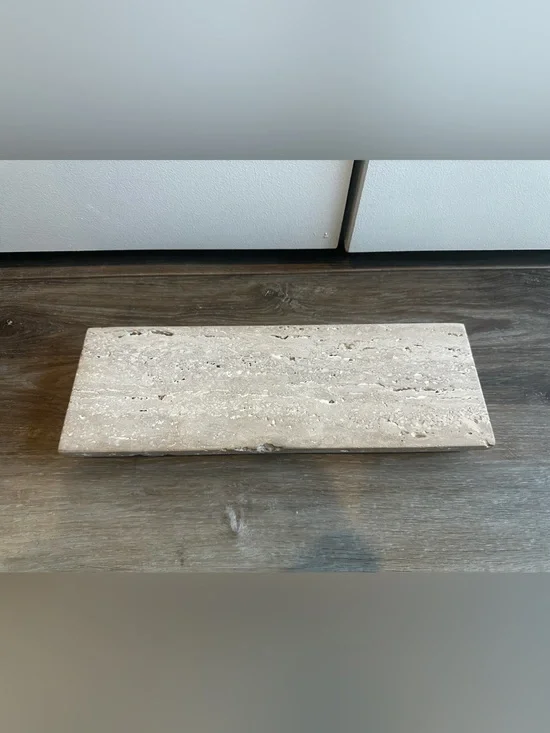 Neutral Travertine Cheese/Cutting Board