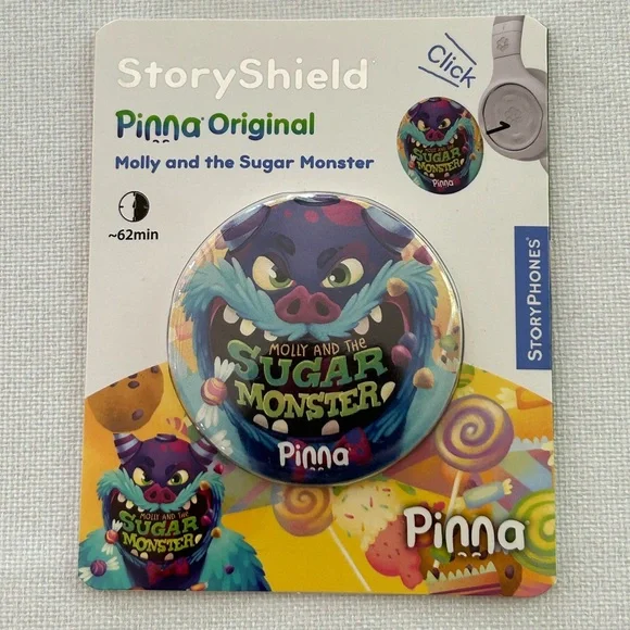 StoryShield Pinna Molly and the Sugar Monster. Requires StoryPhones & Wi-Fi. NIP