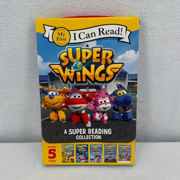 Super Wings A Super Reading Collection Kids I Can Read Boxed Book Set 5 Stories