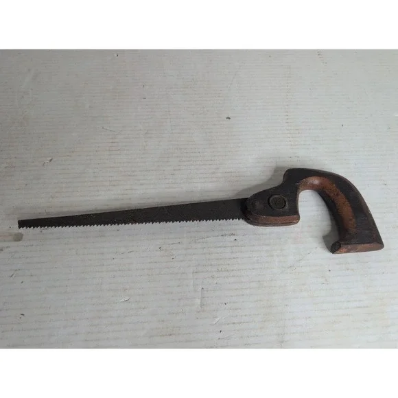 VINTAGE DISSTON Philadelphia KEYHOLE Wood Handle HAND SAW