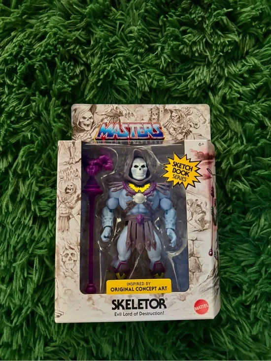 Mattel Masters of the Universe Skeleton Sketch Book Series Concept Art Figure