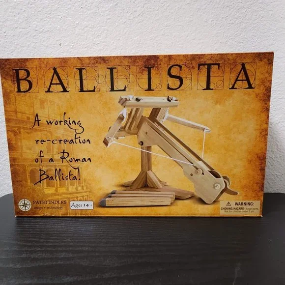 NEW Roman Ballista Model Kit History Pathfinders Wood Launcher Dart craft Kit