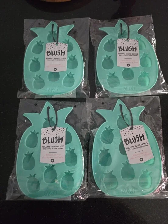 Blush Pineapple Silicone Mold - Teal Green
