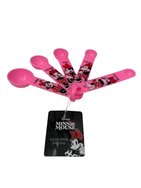 Disney Minnie Mouse Hot Pink Nested Measuring Spoon Set