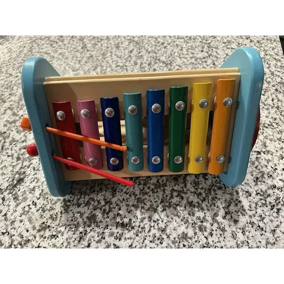 Pottery Barn Kids 3-in-1 Wooden Toy Music Brainsmith‎ Activity Center 2016