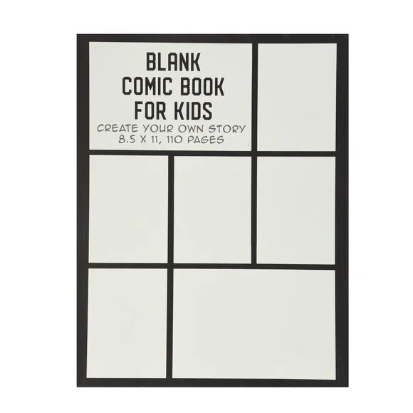 NEW Blank Comic Book for Kids Create Your Own Story, Drawing Comics and Writing