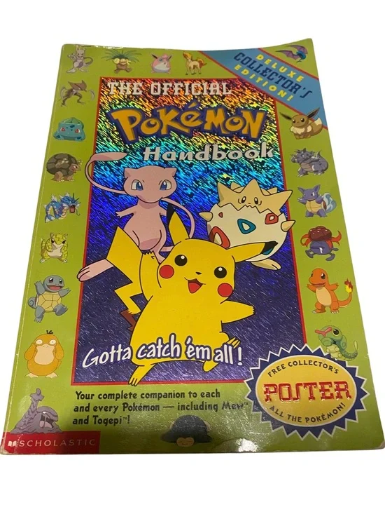 Official Pokemon Handbook by Maria S. Barbo 1999 Scholastic Paperback Collectors