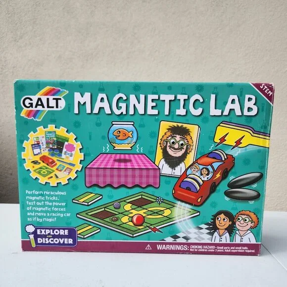 NEW Galt Toys Magnetic Lab Science Kit for Kids Toy Ages 6+ Magnets STEM  Experi