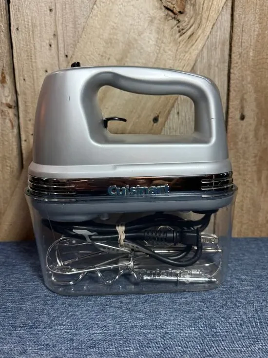 Cuisinart Power Advantage PLUS 9-Speed Hand Mixer in Brushed Chrome Storage Case