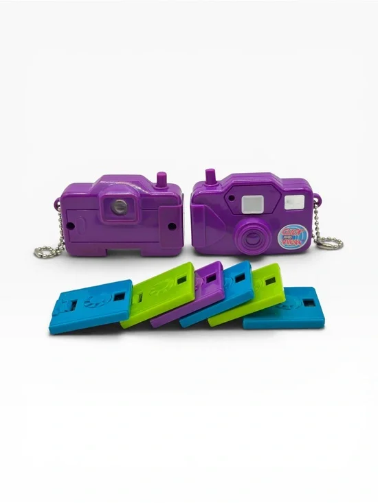 Vintage Click N View Play Toy Cameras & Six Animal Film Slides by Wild Republic