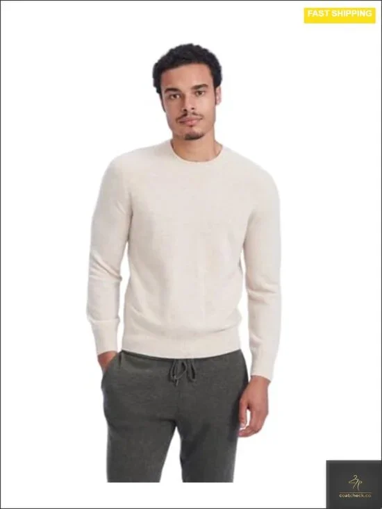 Men's Original Cashmere Crewneck Sweater - Lightweight Summer Layer