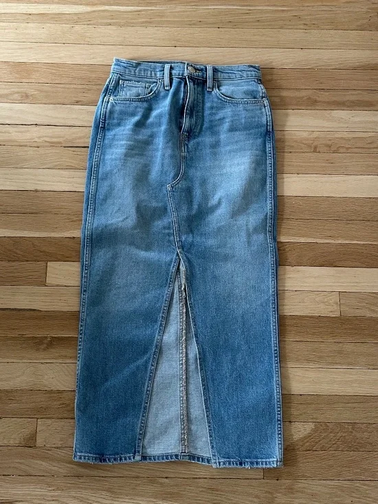 Hudson denim jean skirt