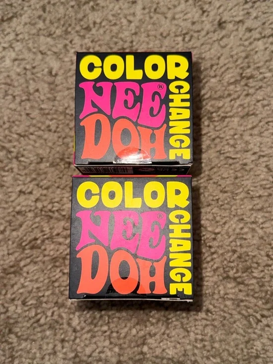 NeeDoh Color Color Change. Pink/Yellow