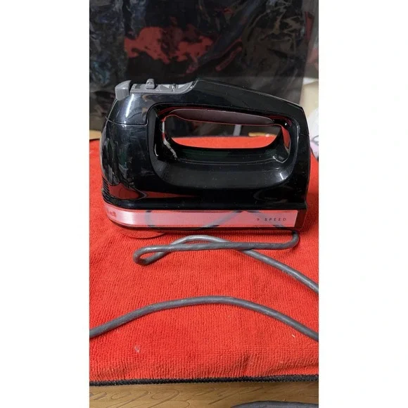 KitchenAid 9-Speed Hand Mixer Black KHM926 Tested Working‎