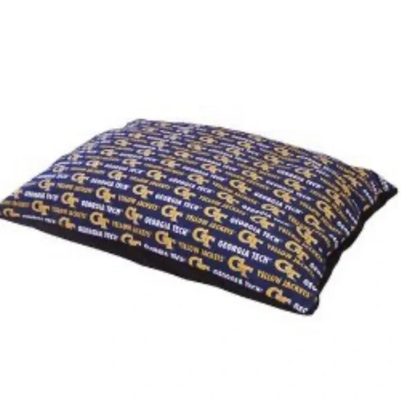 New Pet Goods 24” X 30” Collegiate Pillow Pet Bed Cover And Liner, Georgia Tech