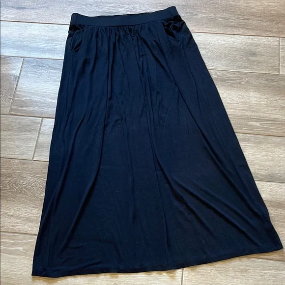 Joan Vass Studio Maxi Skirt MEDIUM w Pockets