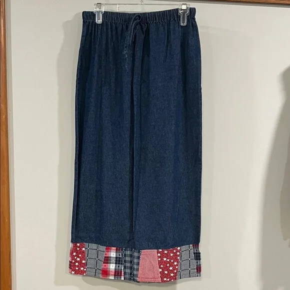 Karen Scott Blue‎ Denim Skirt