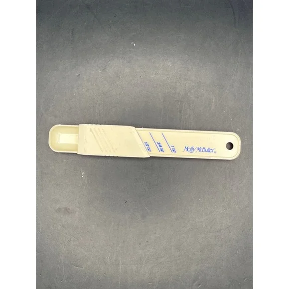 Vtg‎ Molly McButter Adjustable Measuring Spoon Cream Plastic Baking Kitchen Tool