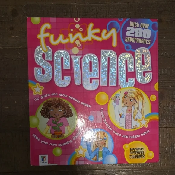 Funky Science Experiment Project Book For Kids. Over 280 Experiments. Ages 6-12