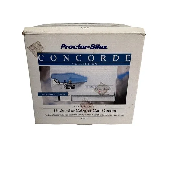Proctor Silex Concorde Collection Under the Cabinet Can Opener‎ C4434 electric