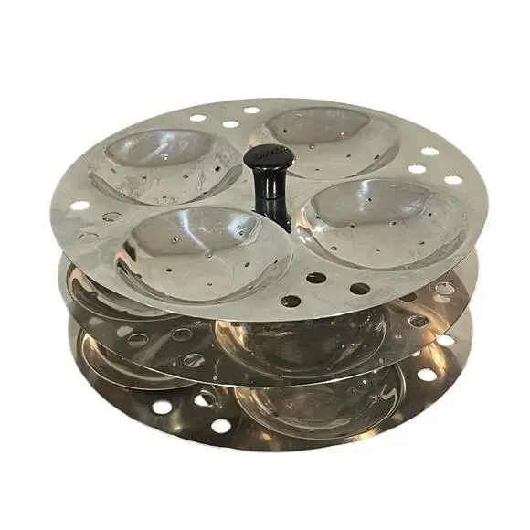 Sharda Stainless‎ Steel Idli Stand 3 Tier Steamer Rack Indian Cooker Insert