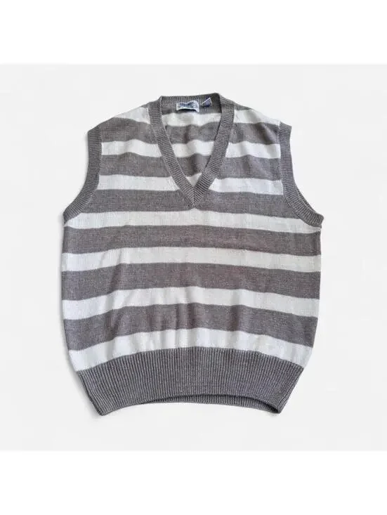 Vintage Grey Perry Ellis Sweater Vest