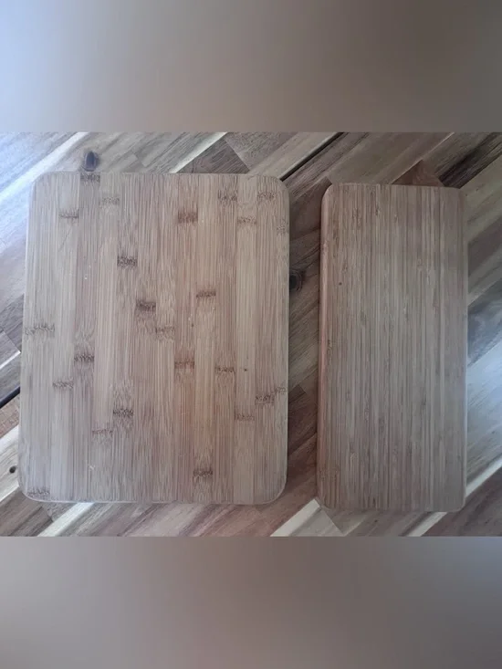 Bamboo Cutting Boards Set - Natural Wood Tone