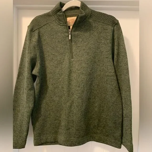 Telluride Clothing Company Men’s Quarter Zip Pullover Sweater Size Medium