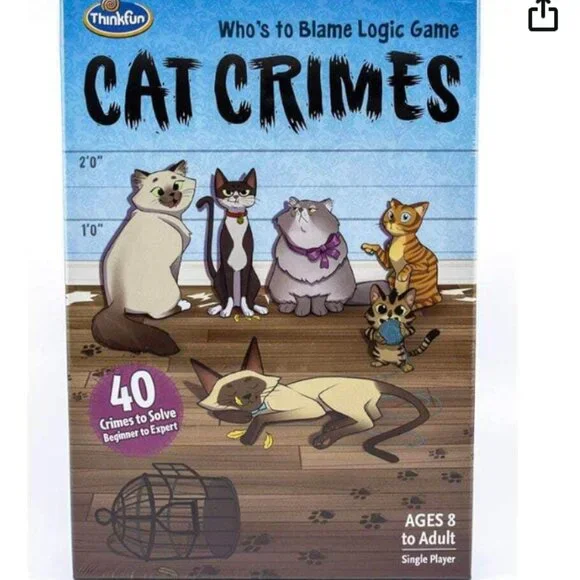 ThinkFun Cat Crimes Logic Game